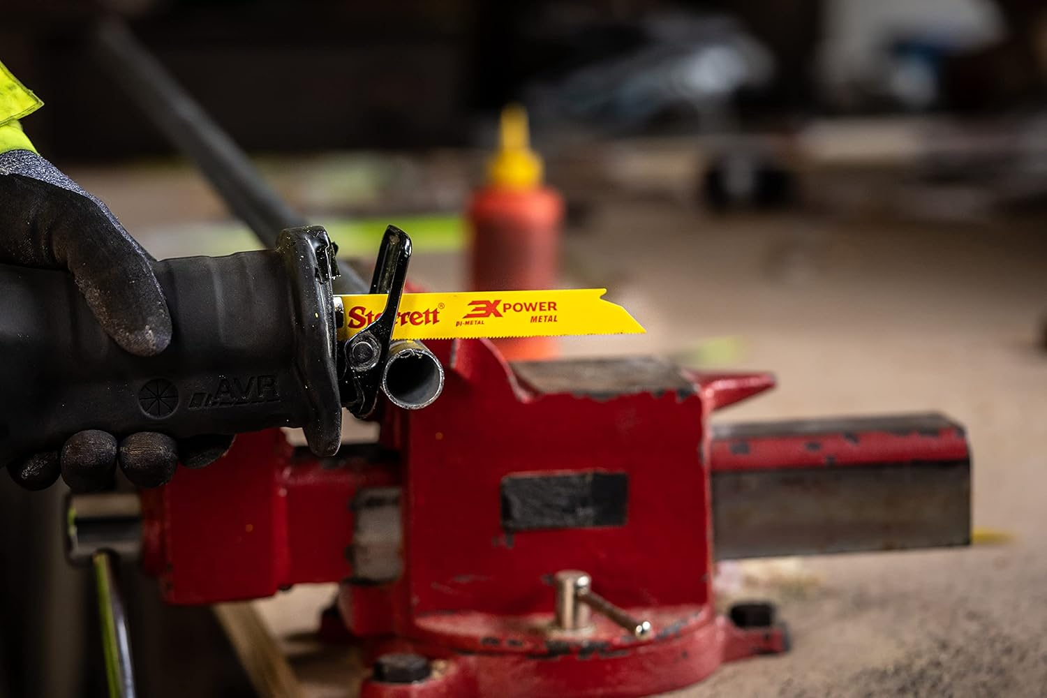 Starrett Bi-Metal Reciprocating Saw Blade 200 Mm/8 Inch 18TPI - Metal Cutting - B818-5 (5 Blade Pk) image number 2