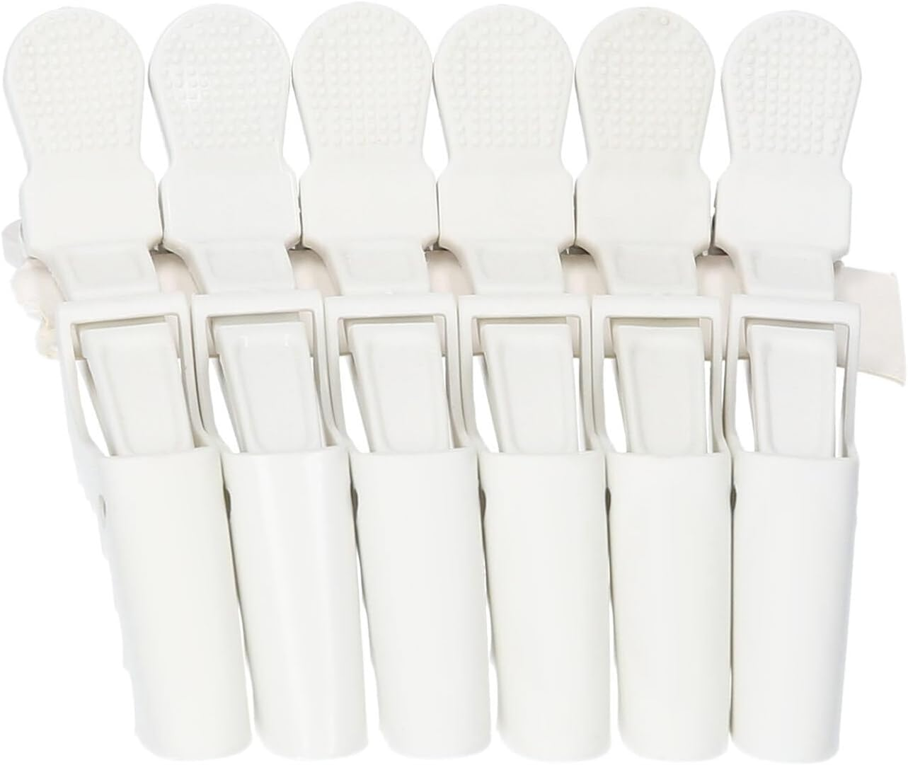 Xinyee 6Pcs Croc Hair Sectioning Grip Clips Hairdressing Cutting Clamps Plastic Salon Styling Hair Grip Clips image number 1