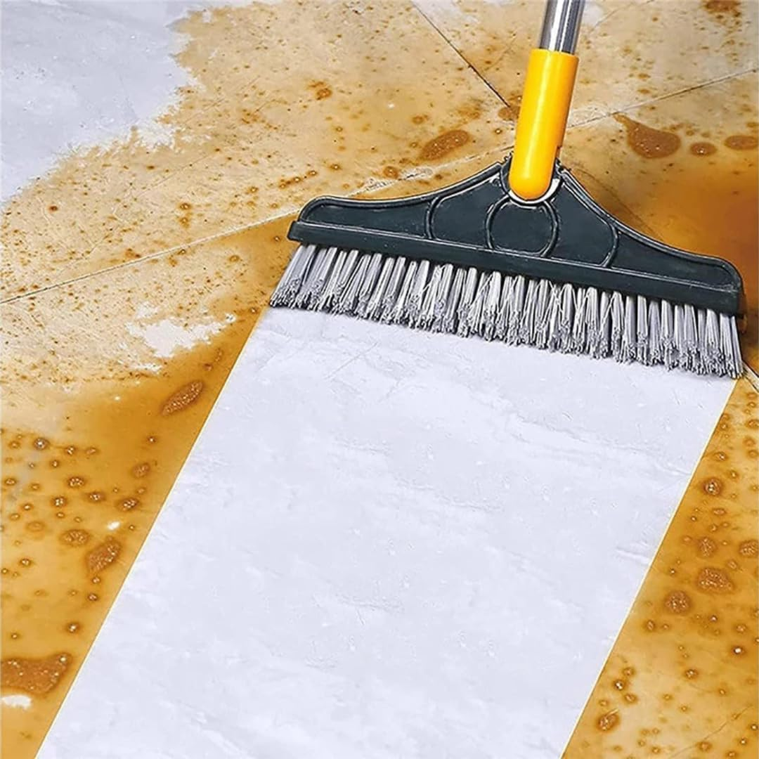 PARENCE. - Multifunctional Cleaning Broom with Squeegee | 103 X 22 Cm - Brush with Durable Nylon Bristles | 120&deg; Adjustable Handle Ideal for Floors, Bathrooms, Kitchen and Windows image number 2