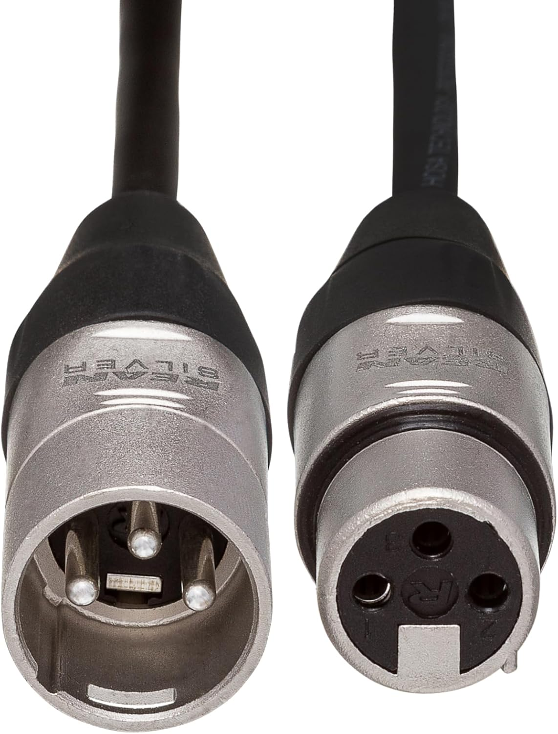 Hosa Rean XLR3F to XLR3M Pro Balanced Interconnect, 1.5 Feet image number 2