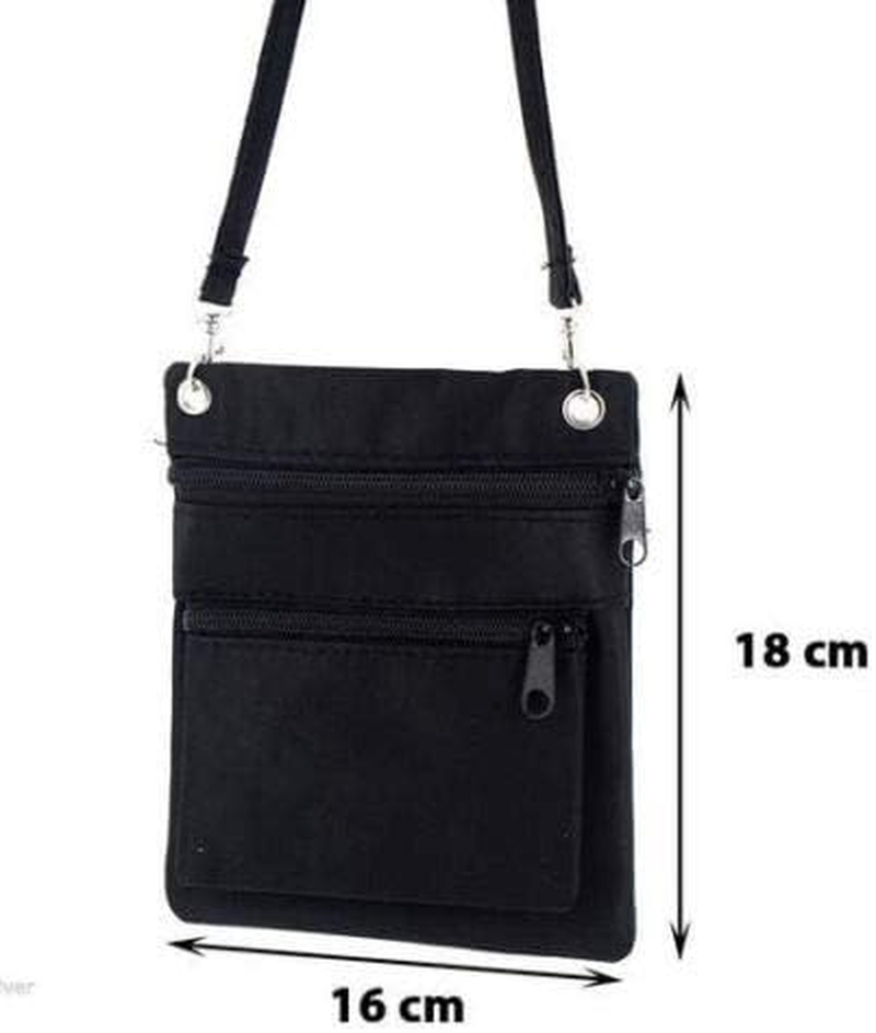 Travel Secure Neck Pouch Passport Card Ticket Money Secret Wallet Holster Bag image number 1