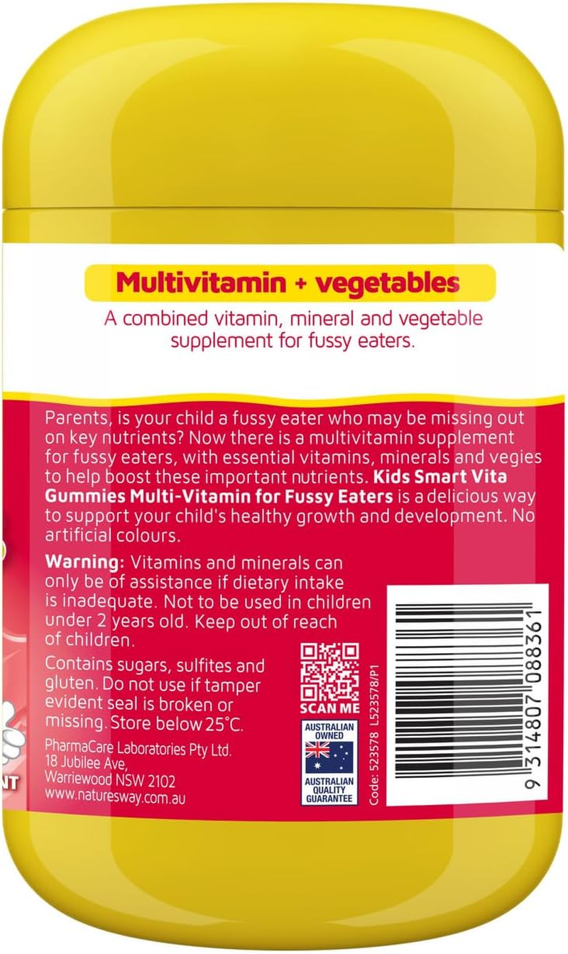 Nature'S Way Kids Smart Multi Vitamin Gummies 120 Pastilles image number 2