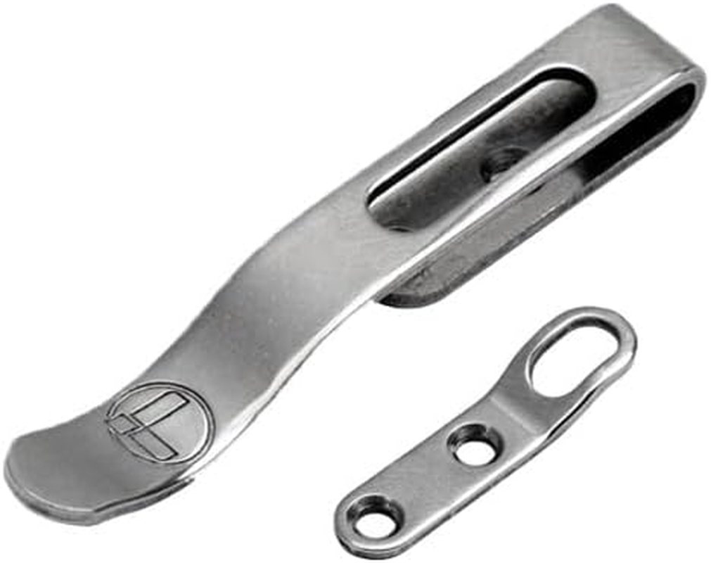 Leatherman Free Pocket Clip Stainless Steel Multitool Accessory - Compact Secure Attachment for Free P/T/K Series - Stainless Steel - Ideal for Enhanced Portability & Convenient Pocket Carry