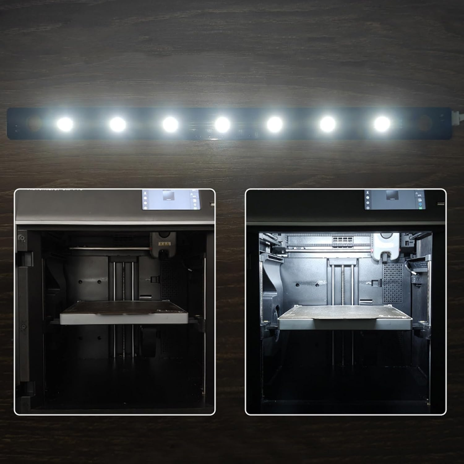 ASHATA 3D Printer Accessories 3D Printer LED Light Strip Kit for Flashforg Adventurer 5M 5M Pro, Low Power Consumption with High Brightness image number 6