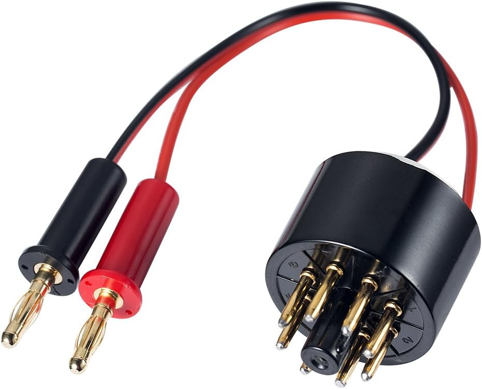 Nobsound Vacuum Tube Amp Amplifier Plate Bias Current Probe Tester 8 Pin Socket for EL34, KT88, 6L6, 6V6, 5881, 6550, KT66, KT100, KT120, 7027 (CT1-C, Cathode Current) image number 6