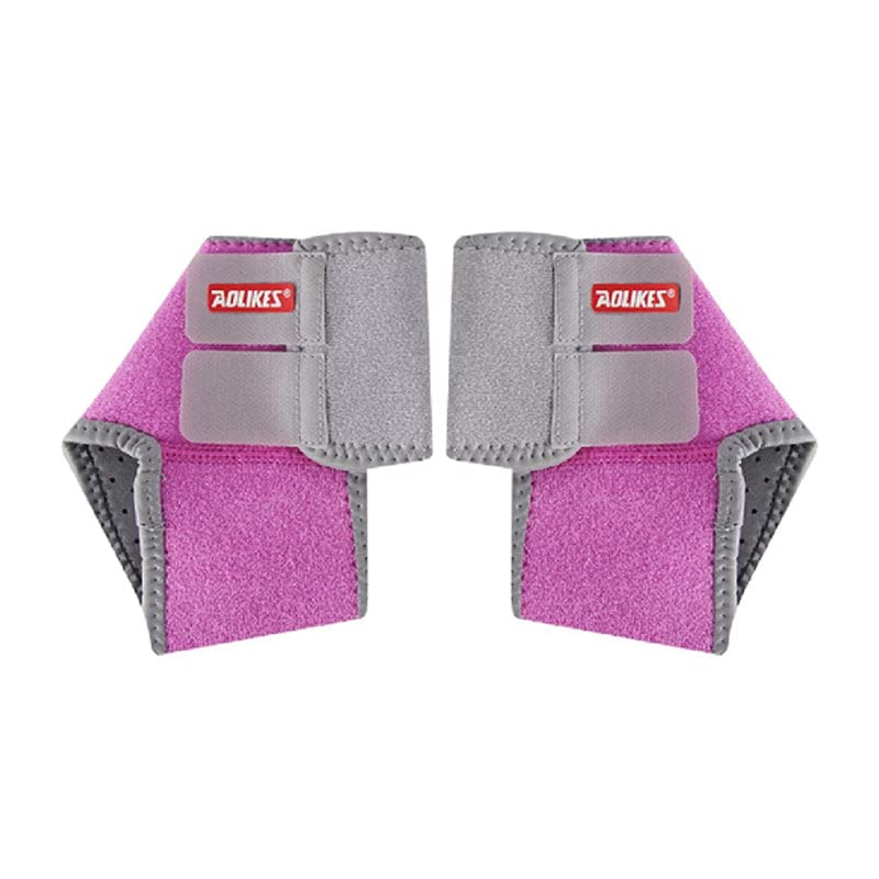 AIMALL 1 Pair Adjustable Kids Ankle Brace Wraps, Support Pads for Sports, Sizes S/M, Fits Shoe Sizes 12-3 (S) and 4-6 (M), Protective Sport Guard for Children - Black- Medium* 1 Pair image number 2