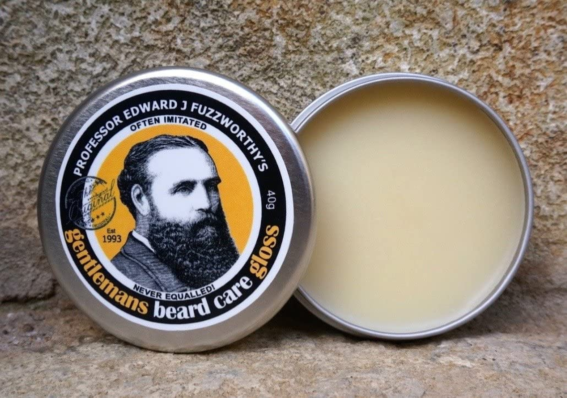 Professor Fuzzworthy'S Beard Balm Gloss Leave in Conditioner All Natural Organic Beard Care with Leatherwood Honey & Essential Plant Oils | Handmade in Tasmania Australia- 40G image number 1