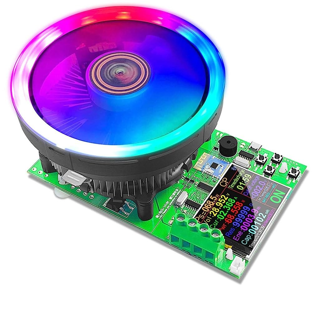 Electronic Multitester, USB Tester Electronic Load, 180 W Upgrade Discharge Power Meter Check Battery Capacity for Monitoring image number 4