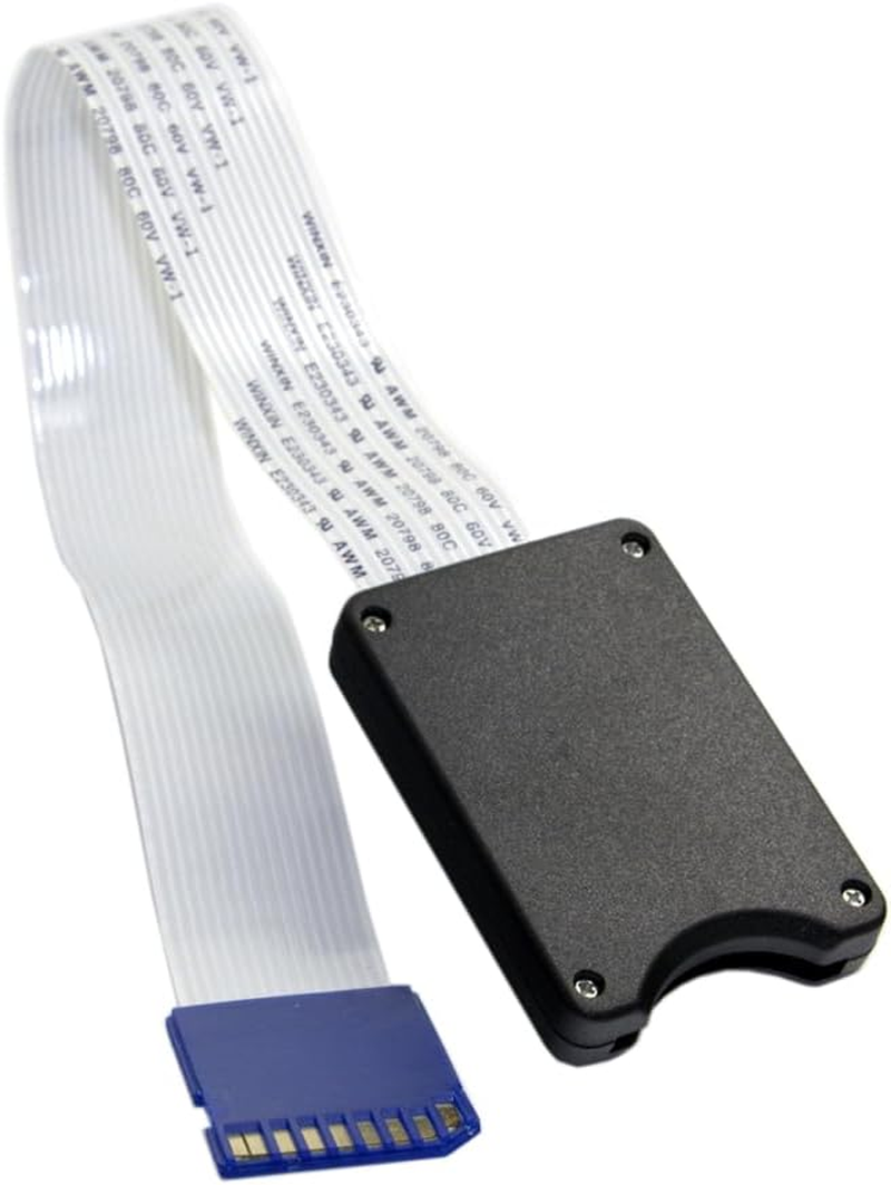 NFHK Standard SD SDHC Memory Card Kit Male to SD Female Extension Soft Flat FPC Cable Extender 25Cm image number 1