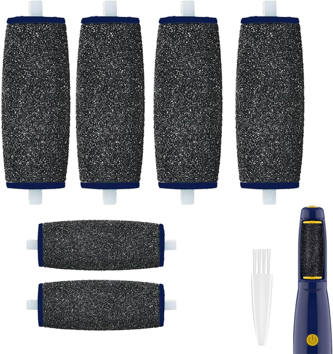 Replacement Roller Compatible with Dr. Scholl'S Callus Remover Electronic Foot File-Extra Coarse (6 Pack)