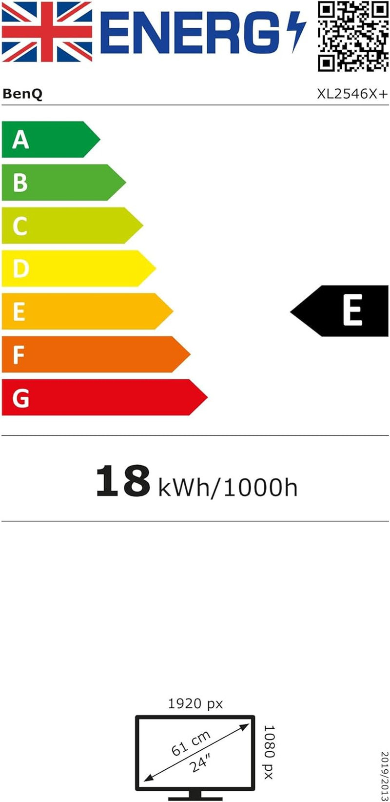 Benq Zowie XL2546X+ 24.1 Fast TN 280Hz Gaming Monitor for Esports, Motion Clarity Dyac 2, 1080P image number 1