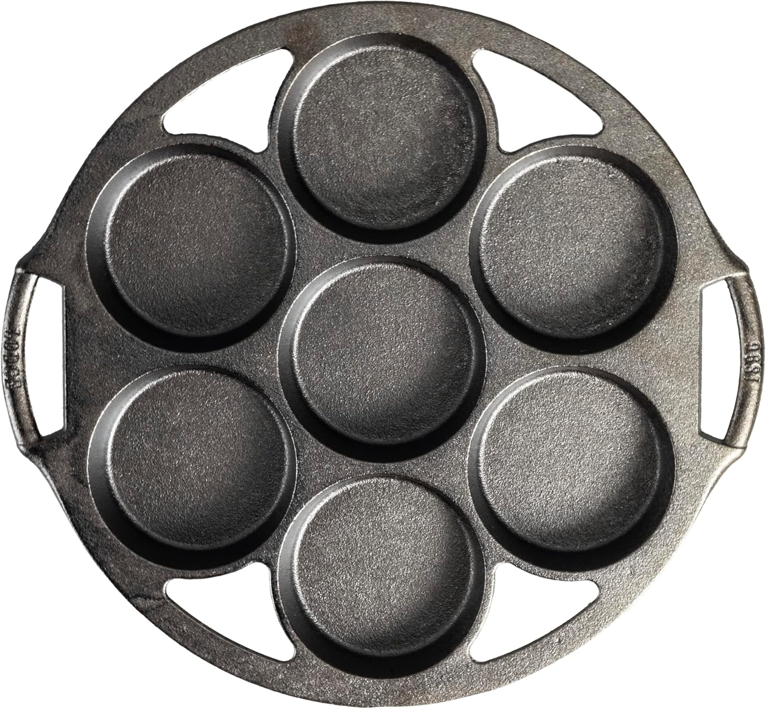 Lodge Seasoned Cast Iron Mini Cake Pan, 7 Impressions image number 1