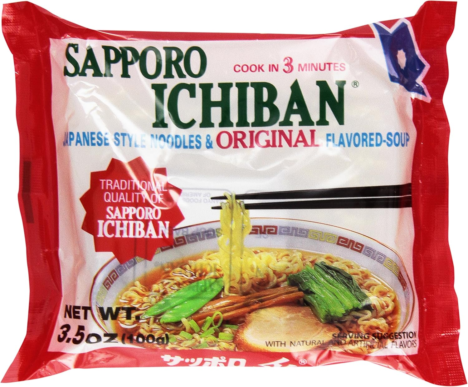 Sapporo Ichiban Ramen, Original, 3.5 Oz