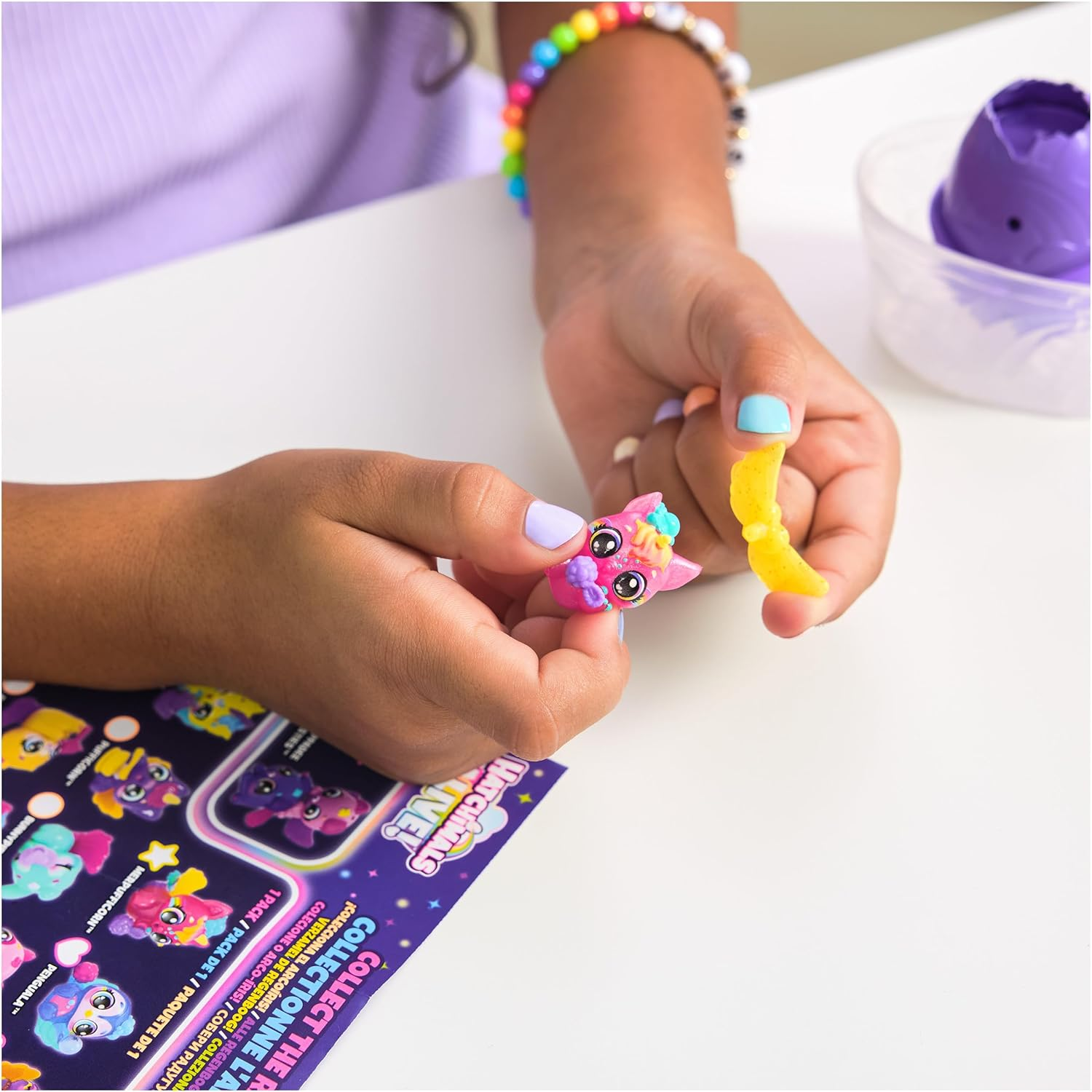 Hatchimals Alive, Neon Rainbow 1-Pack Blind Box Surprise Toy (Styles May Vary), Color Reveal Egg, Kids Toys for Girls & Boys Ages 3 and Up image number 6