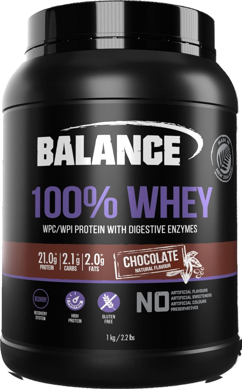 Balance 100 Percent Whey Chocolate Flavour Protein Powder 1 Kg