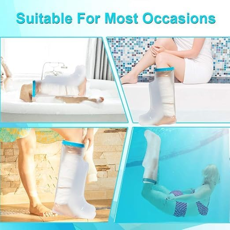 Waterproof Cast Cover for Shower Leg Adult, Reusable Cast Protector Bag for Foot, Leg Cover for Showering after Surgery, Watertight Seal to Keep Bandage Dry(210Mm*445Mm*760Mm) image number 6