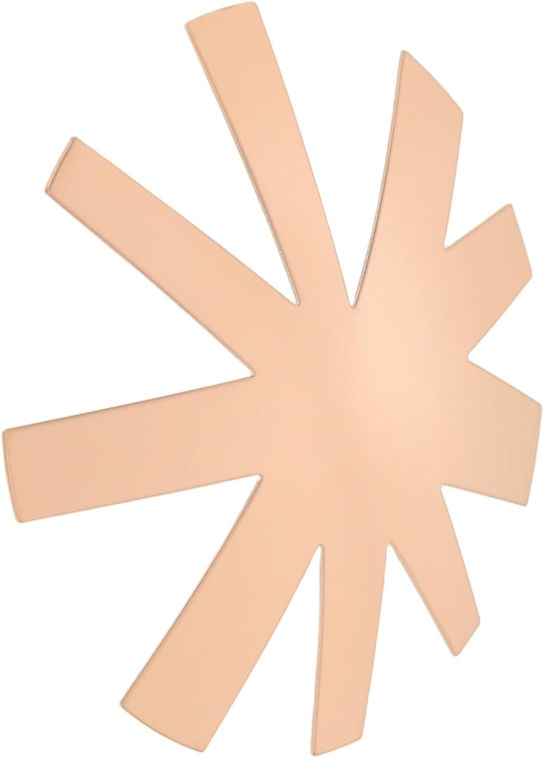 Ipetboom French Manicure Nail Template Metal Edge Trimmer Nail Shaping Tool for Precise French Tip Design Easy to Use in Stylish Rose Gold