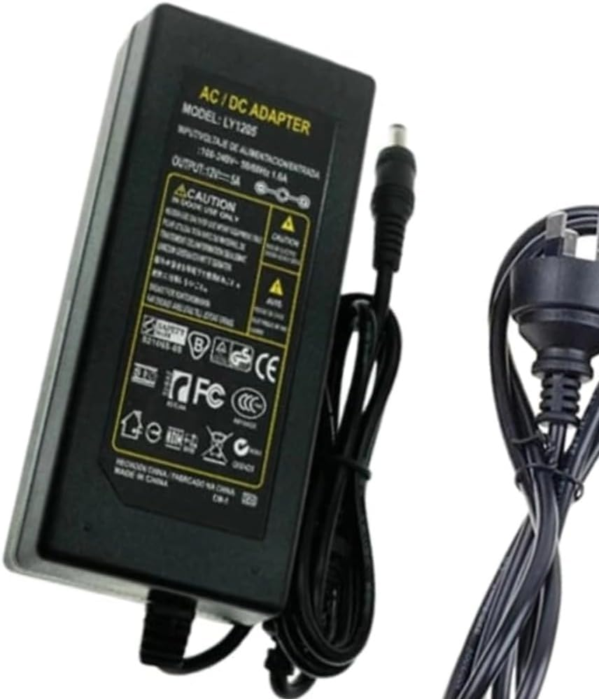 Poemtian AC DC Power Supply Adapter Charger AC 100-240V to DC 24V 5A Plug for Household Electronics image number 3