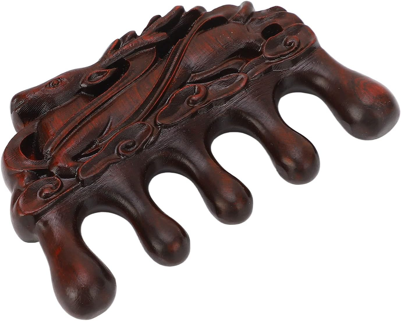 Meridians Comb Static 5 Teeth Head Scalp Wood Massage Comb