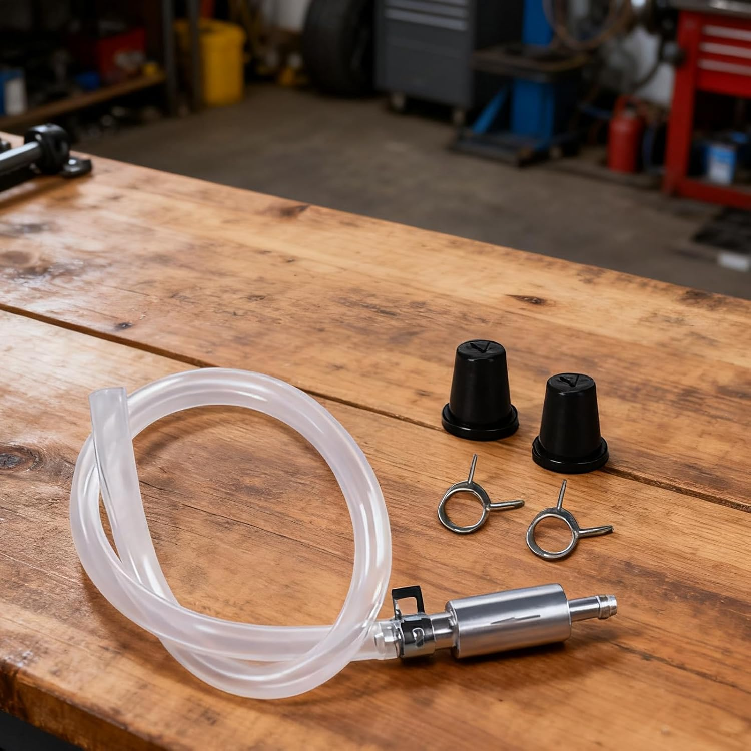 2 Pcs Clutch Brake Bleeder Hose - One-Way Check Valve, Brake Bleeding Kit, for Hydraulic System Bleed, for Motorcycles 、Off-Road Vehicles image number 2