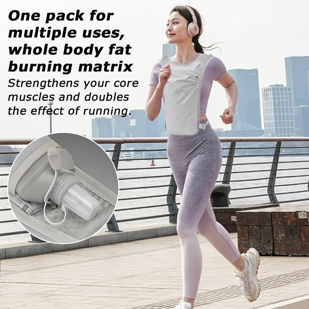 Lightweight Running Hydration Vest Backpack with 1.5L Water Bladder, Trail Running, Cycling, Hiking & Marathon Daypack for Men & Women