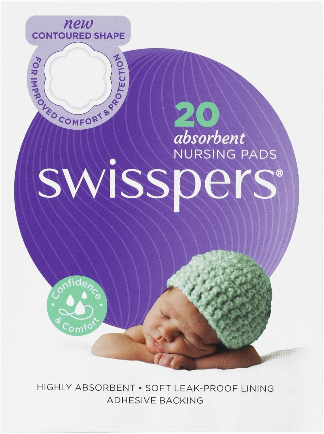 Swisspers Baby Regular Absorbent Nursing 20 Pads image number 2