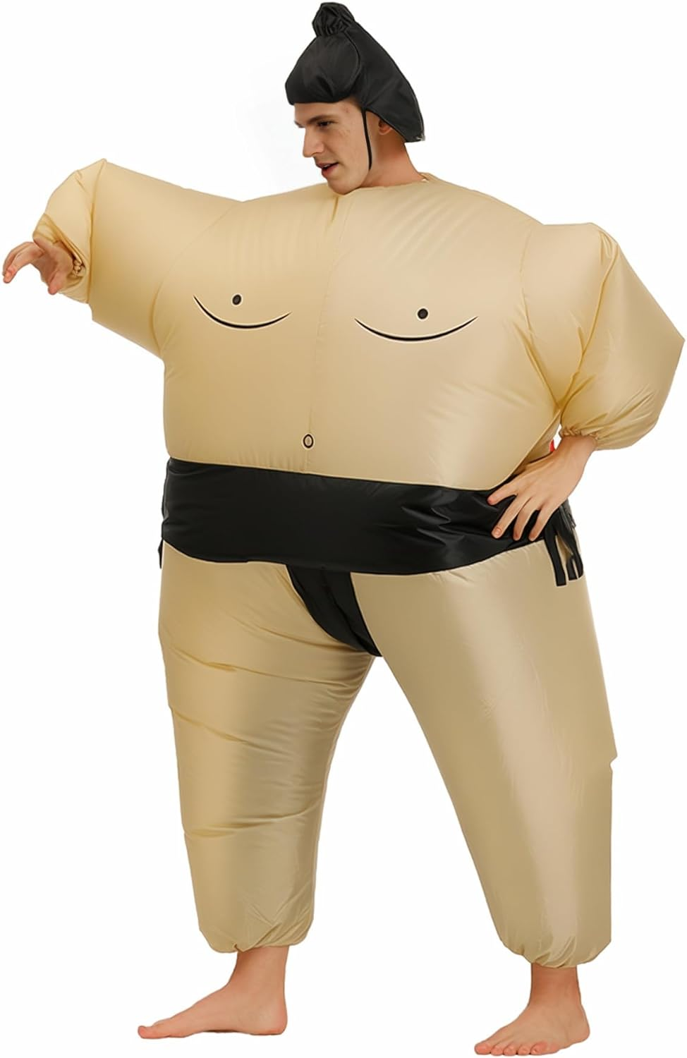 Inflatable Sumo Costume Fat Wrestling Cosplay Blow up Fancy Suit for Adult image number 2