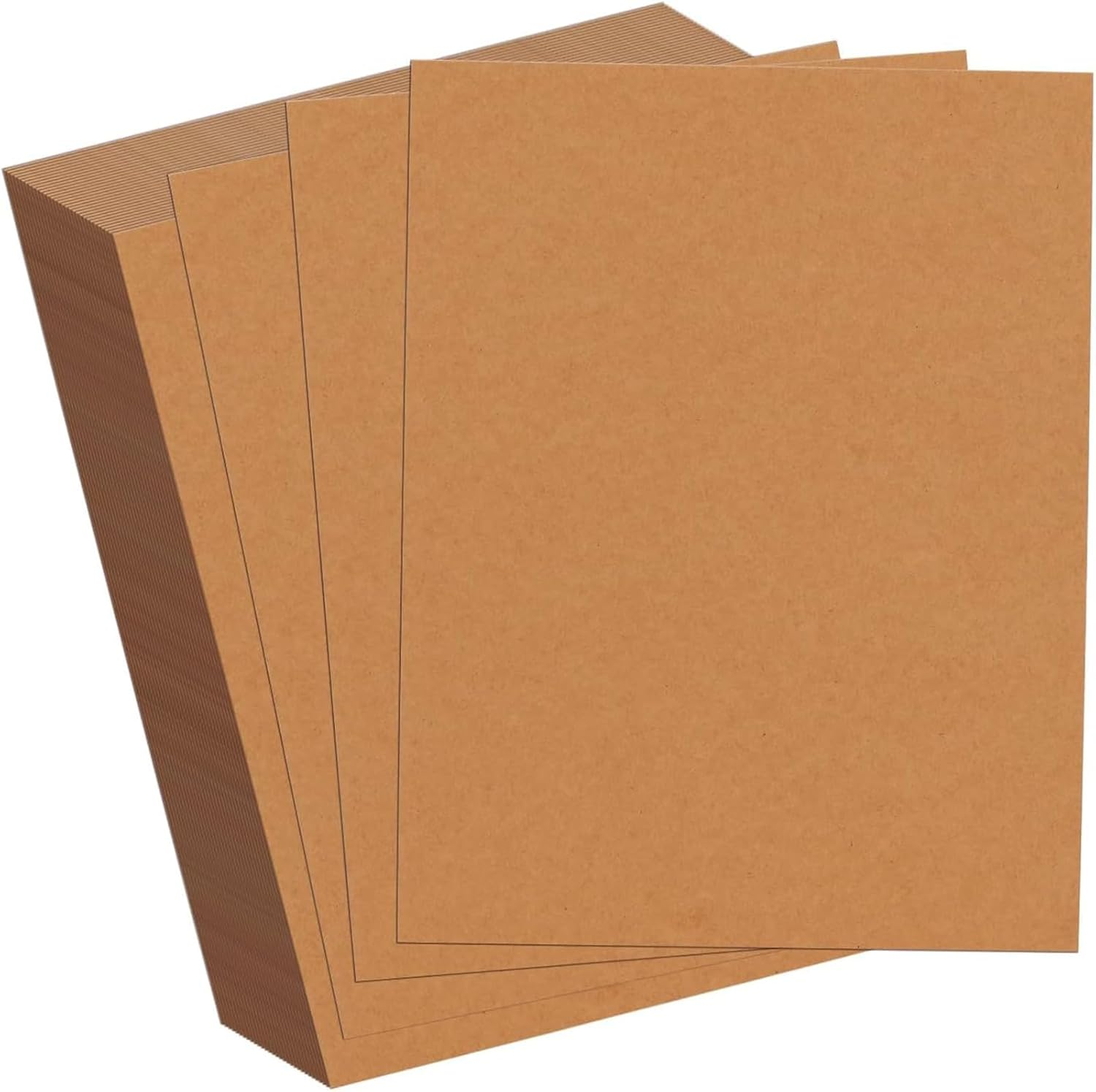 Kraft Cardstocks, A4 Art Cover Paper for DIY Project Crafts Cardstock Paper, Thick 250Gsm Cardstock for Printing Drawing Invitation Making, Cardstock Compatible with Laser & Inkjet Printer (30 Sheets) image number 2