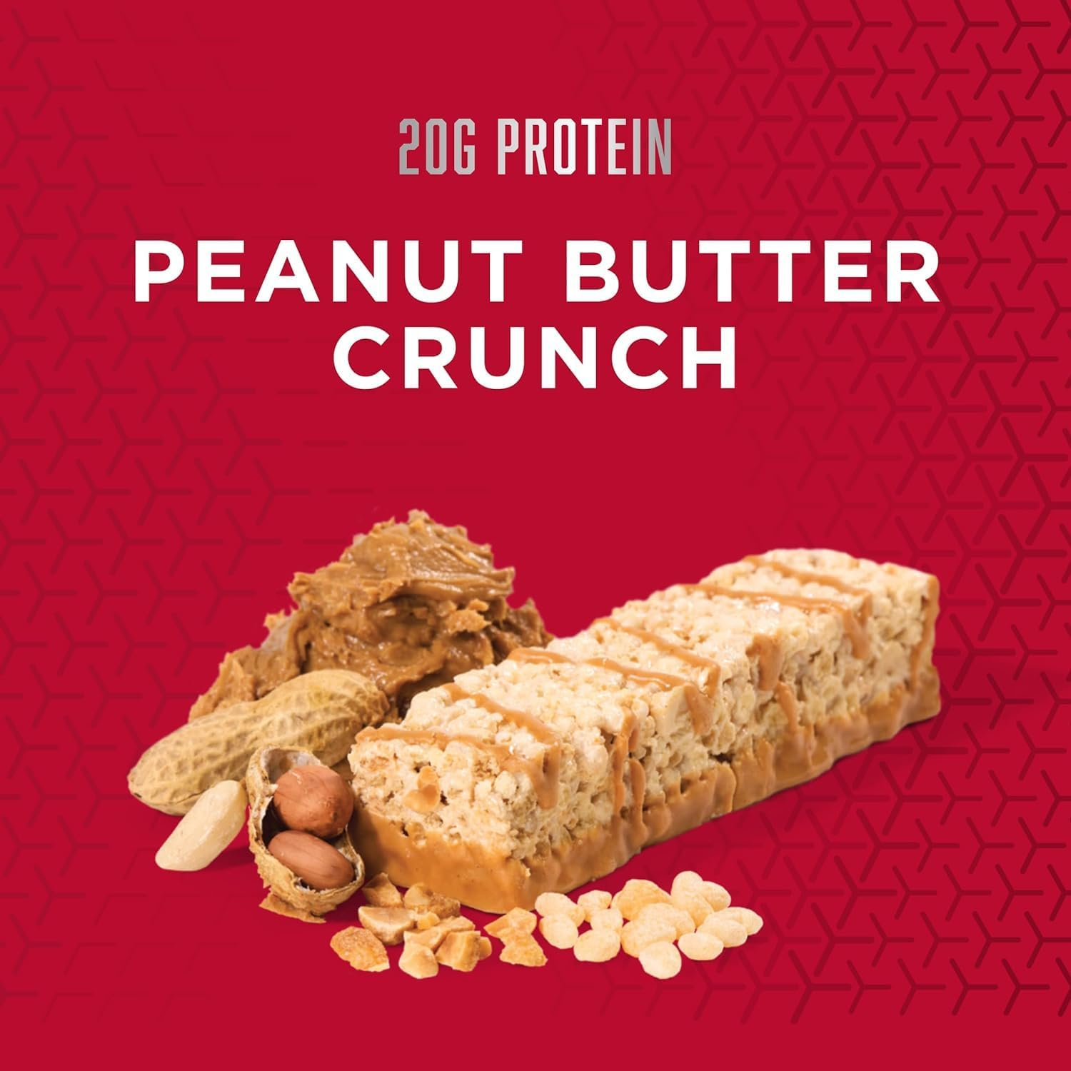 BSN Peanut Butter Gluten Free Protein Crisp Bars 12 X 55G image number 2