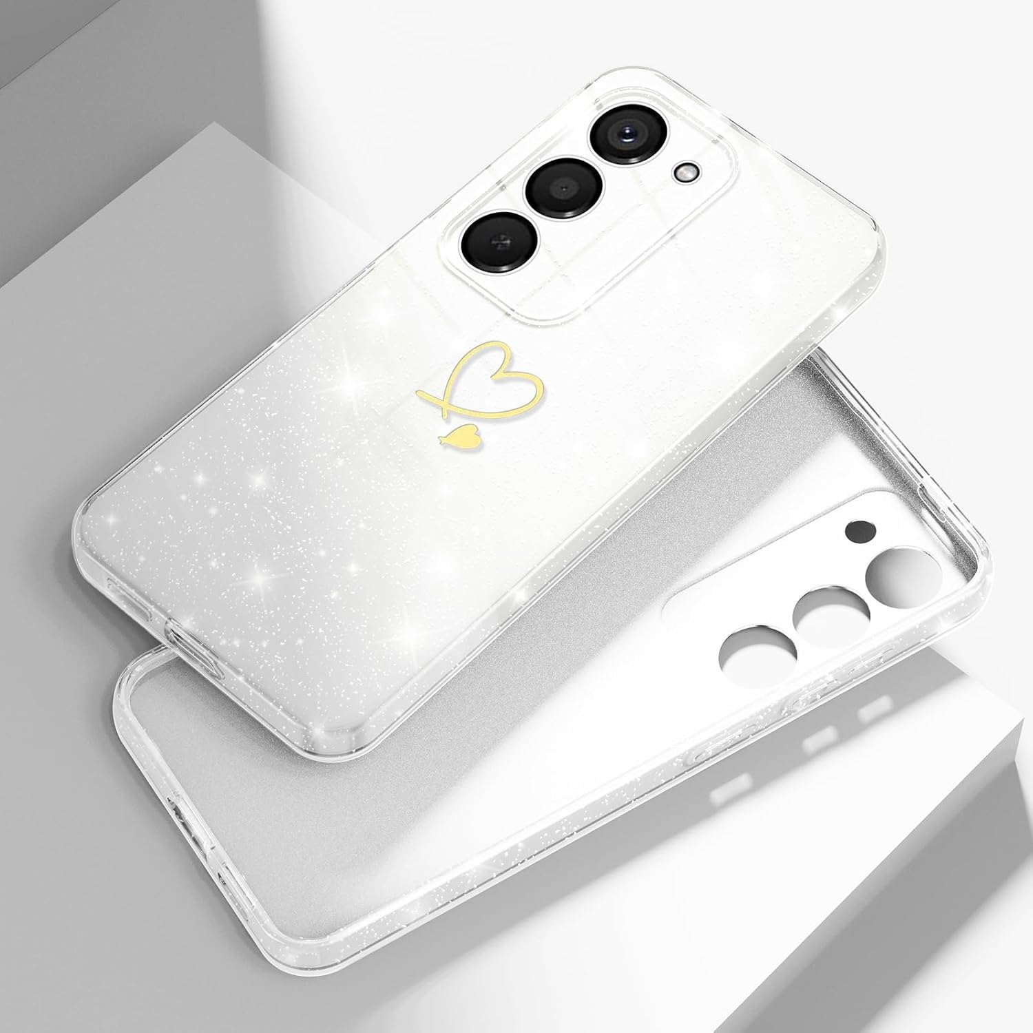 Case for Xiaomi Redmi 15 4G / 5G (EU Version) Glitter Love Silicone Soft TPU Protective Case Shockproof Protection Bumper Case Ultra Thin Scratch-Resistant Mobile Phone Case for Redmi 15 5G/4G image number 6