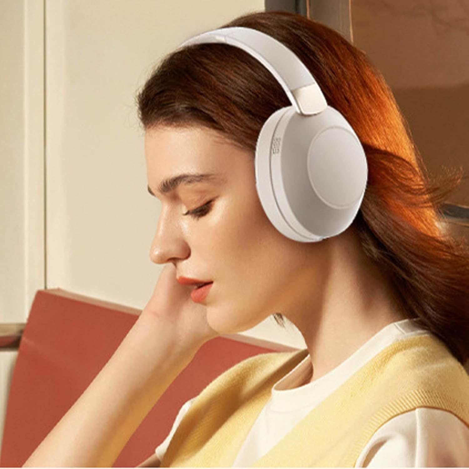 Over Ear Headphones Wireless - Comfortable Headset - Headphones over Ear Wireless Stereo Noise Cancelling Foldable Headset for Home Cellphone PC image number 5