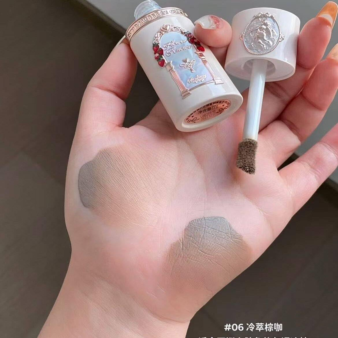 Flower Knows Strawberry Cupid Collection Liquid Blush for Cheeks, Matte Finish Face Cream Blush for a Healthy, Natural Look (C06)