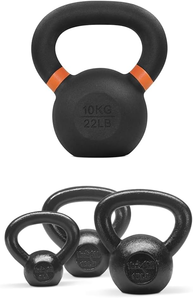 Yes4All Kettlebell Set of Vinyl, Cast Iron, Powder Coated Kettlebell, Variety of Weights for Strength Training Kettlebell