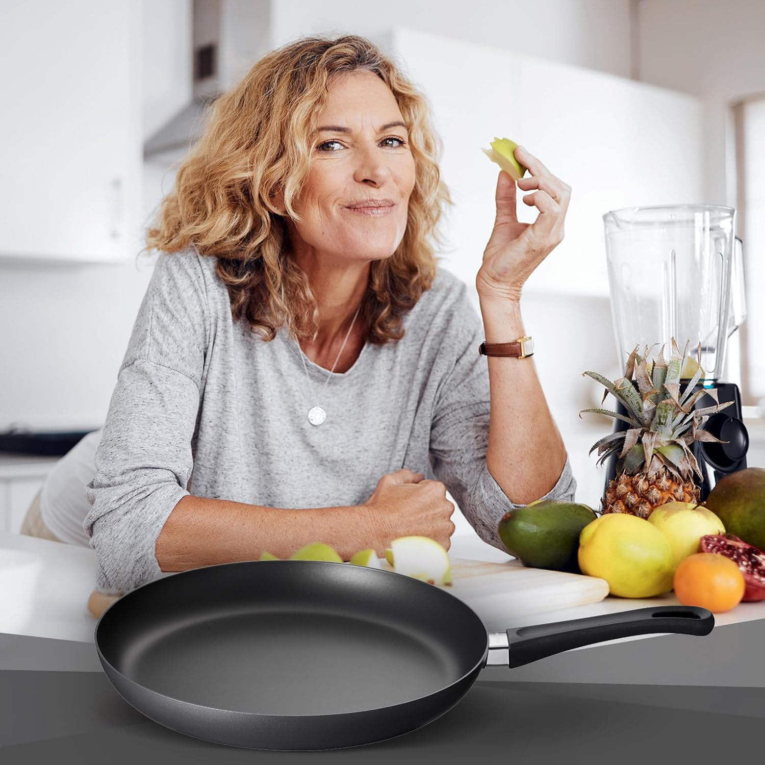 Scanpan Classic Induction Fry Pan, 20 Cm, Black image number 3