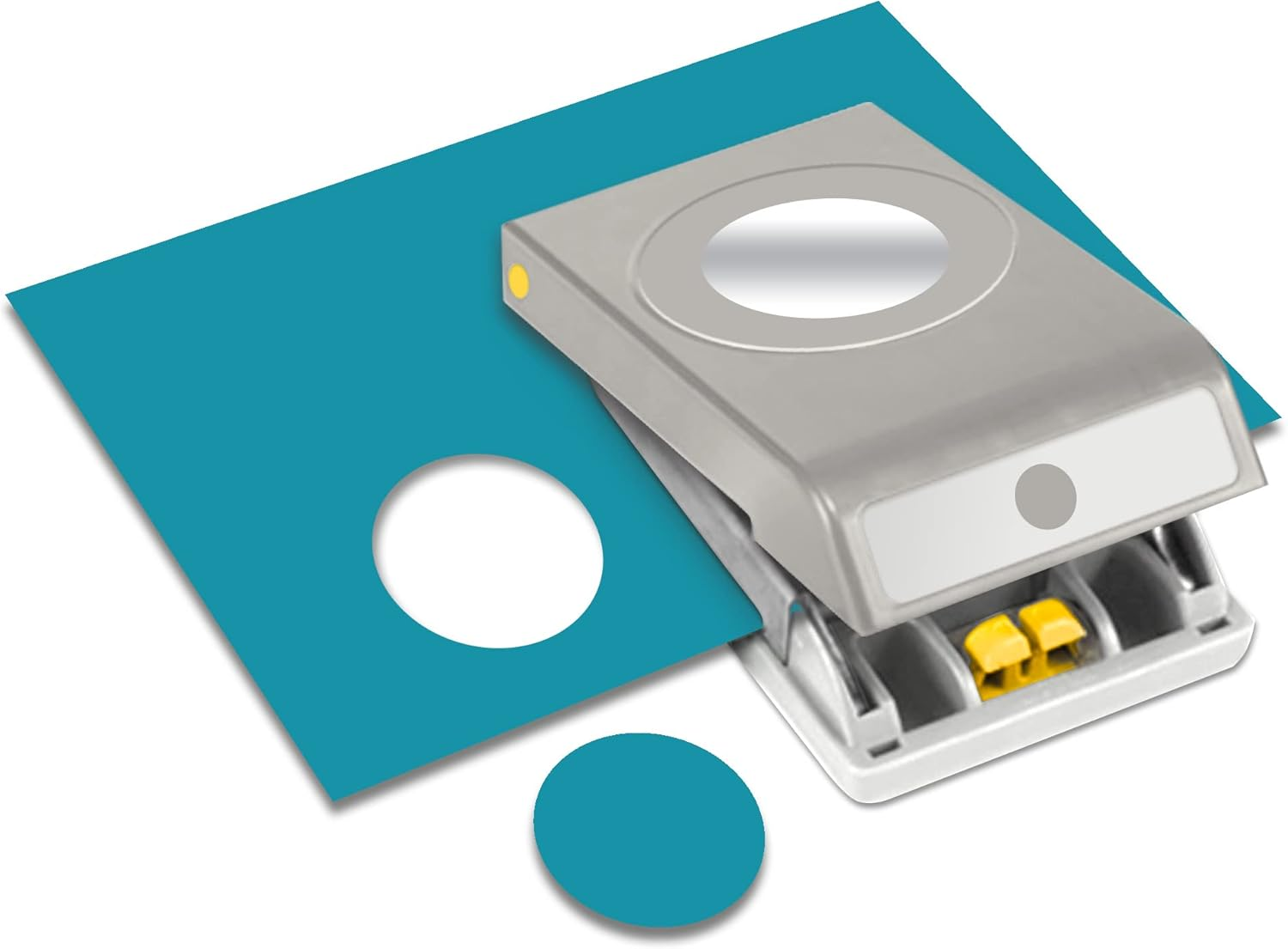 EK Success PSN Circle Punch 1.75 Inch with Safety Lock, Create Perfect Circles for Handmade Cards, Scrapbooking, Gift Tags, Invitations, Decorations, and More