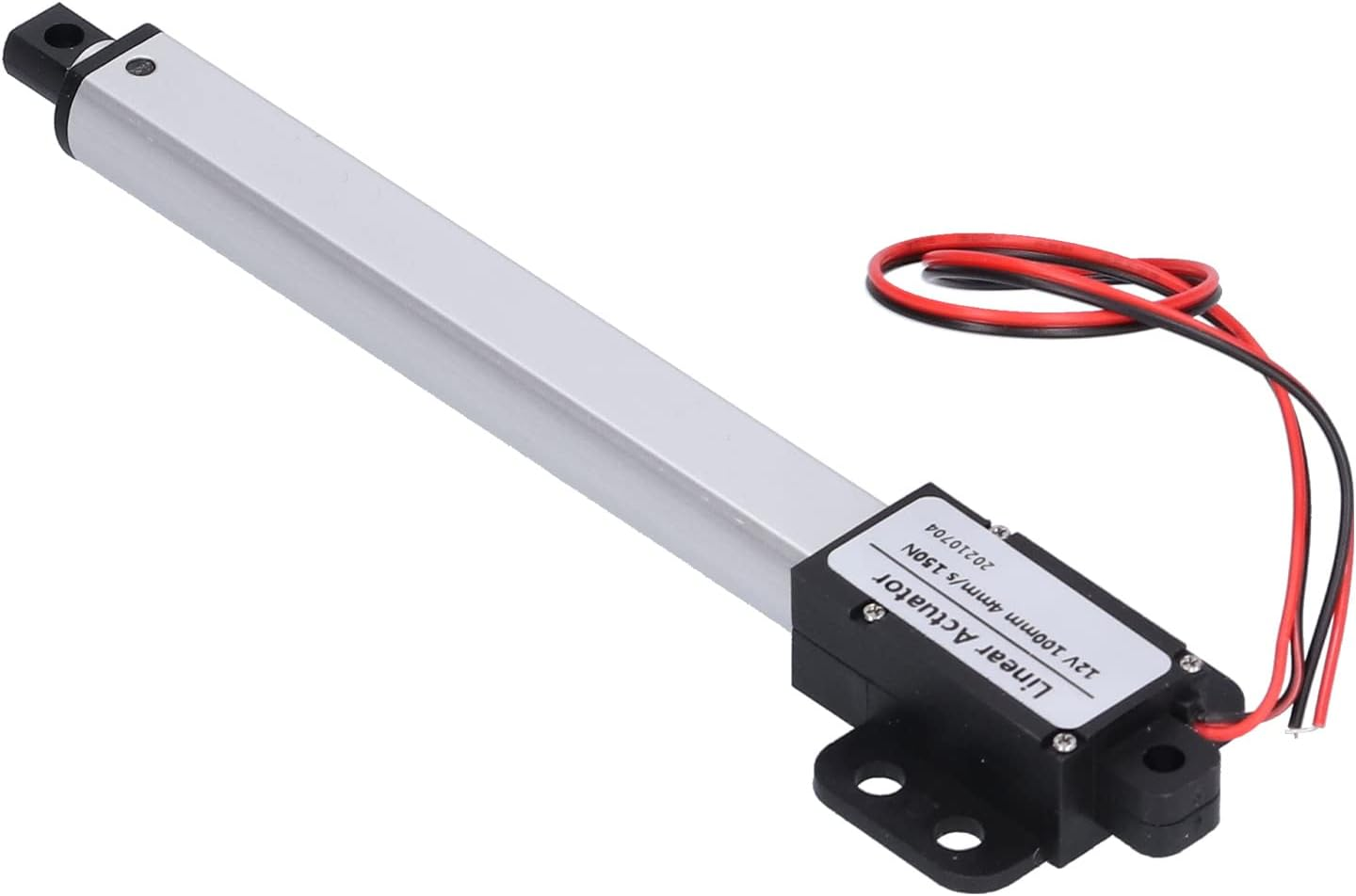 12V Linear Actuator, 100Mm Stroke, Internal Limit Switches for Home Appliances, Automotive Industrial Use (Stroke 100Mm-4Mm/S-150N)