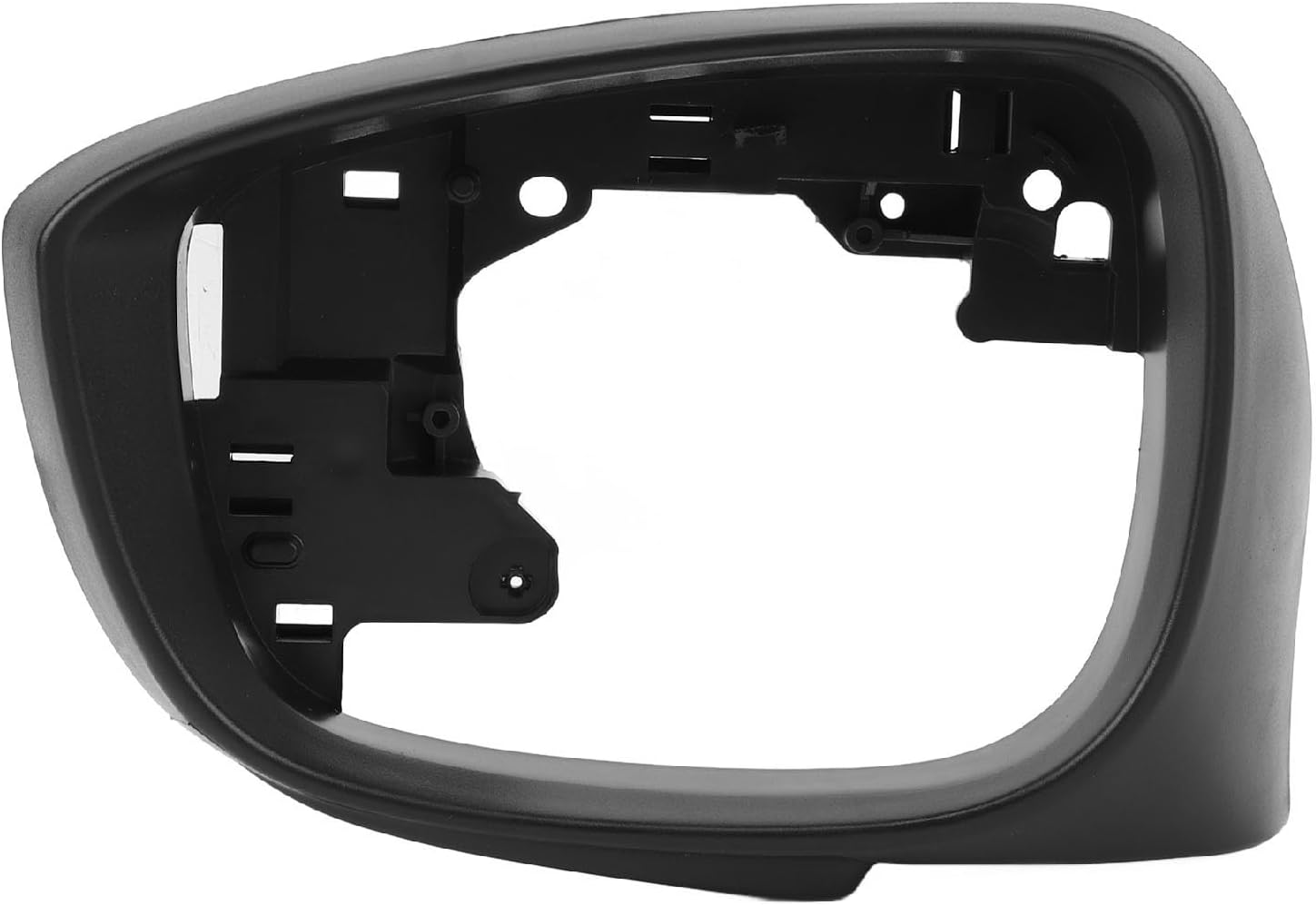 TOPINCN Precise Black Side Mirror Cover Frame Stylish Decorative Door Wing Mirror Frame Fit for MAZDA CX‑3 CX5, ABS Material, Replacement Installation,Fit for MAZDA CX-3 2015-2019 (Left) image number 3