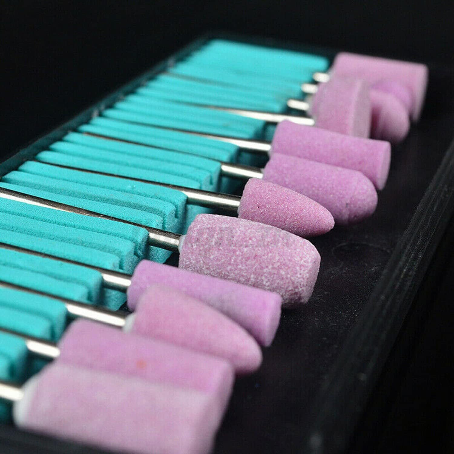 Electric Nail Drill Machine Bits 24File Tool Kit Machine Manicure Art Pen Shaper USB Nail File Drill Kit for Acrylic, Gel Nails, Manicure Pedicure Tools with 6 Bits and Sanding Bands (Pink) image number 3