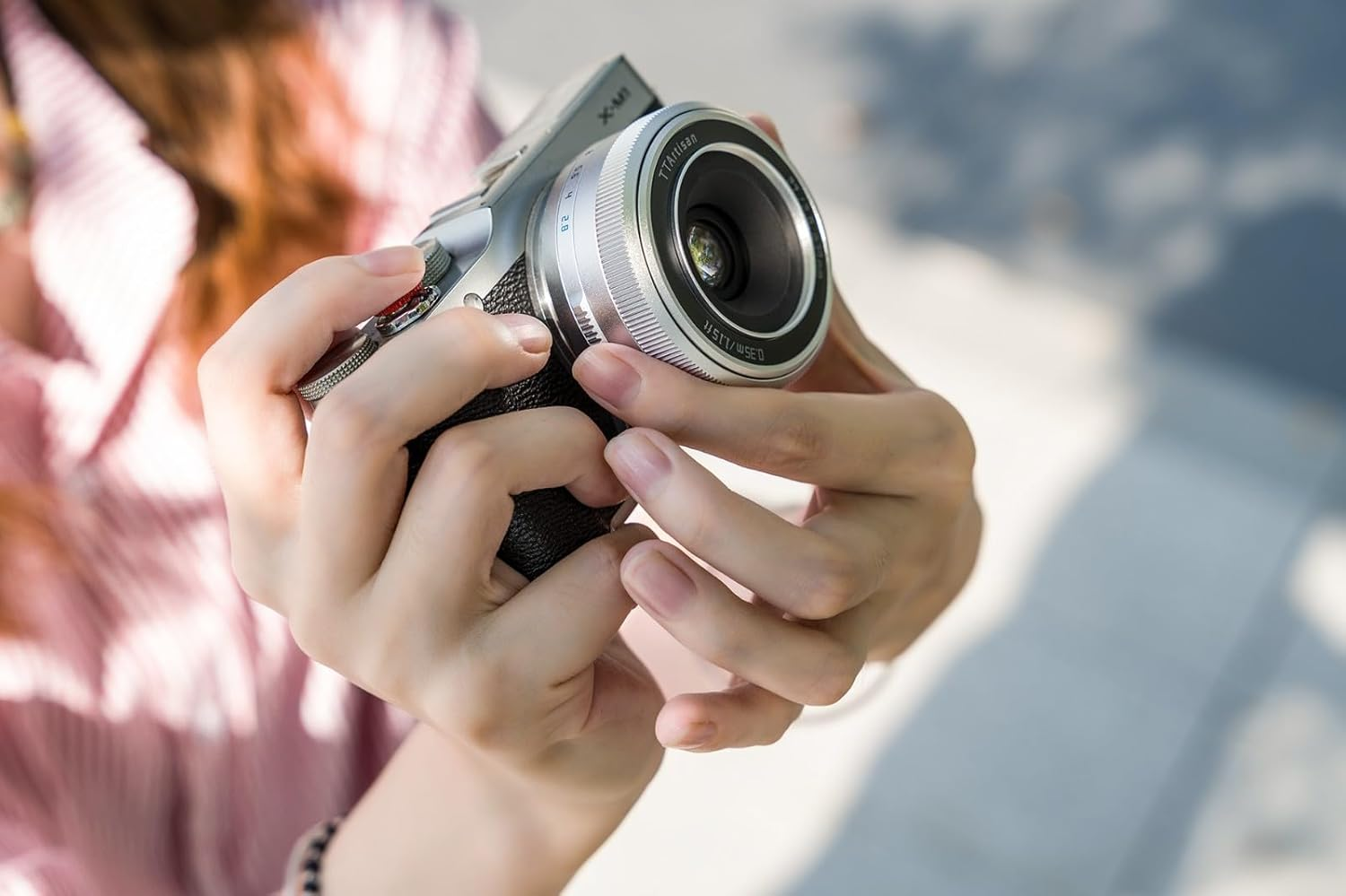 TTARTISAN AF 27Mm F2.8 APS-C Frame Lens Ultra-Compact Pancake Lens for Fuji X Mount Cameras for Fujifilm XS10 X-E4 X-T10 X-T20 X-T3 X-T4 X-T100 X-T200 X-T30 X-Pro1 X-Pro2 X-Pro3 X-E1-Silver image number 4