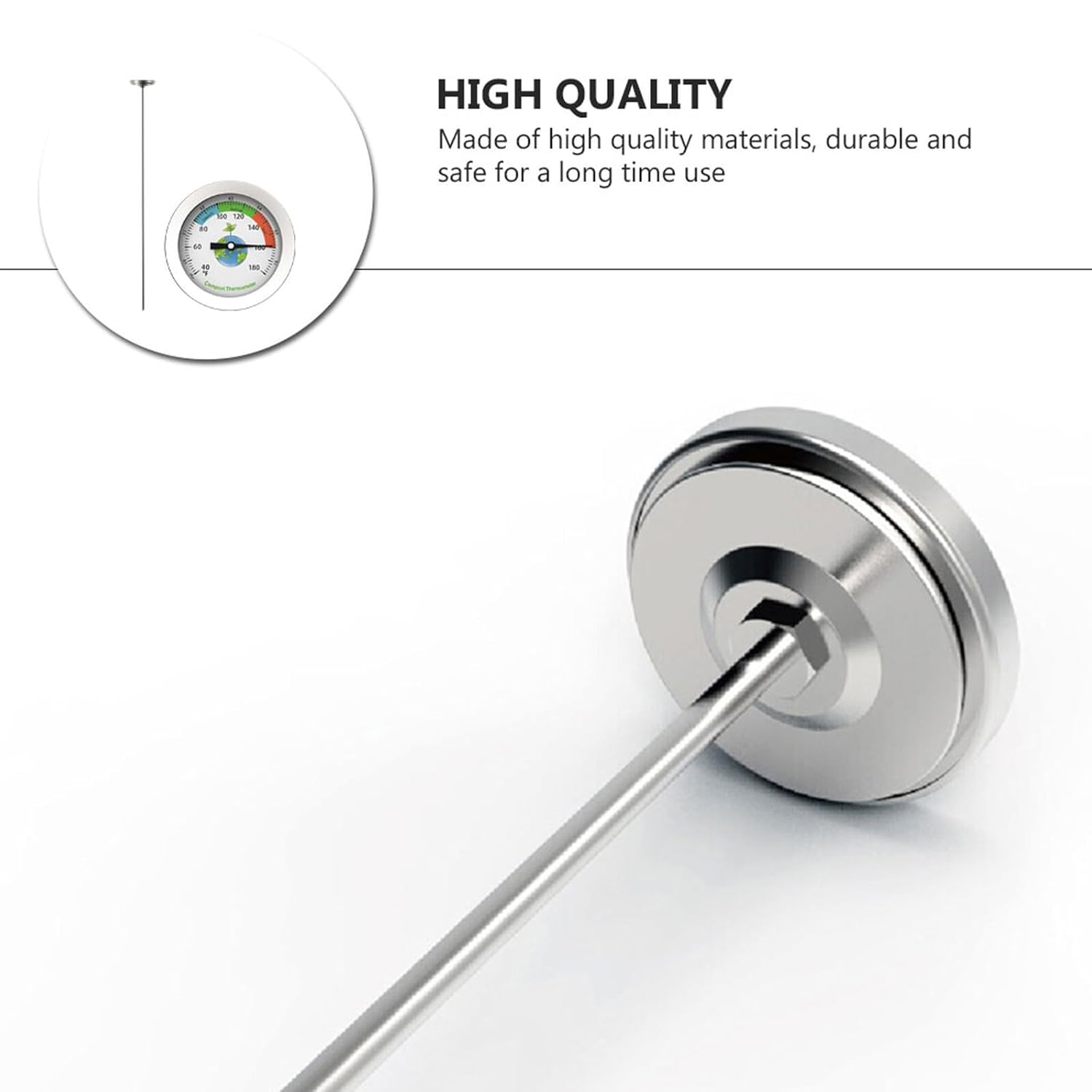 YARNOW Soil Thermometer with Precision Probe for Gardening and Composting Accurate Measurement Physical Sensor for Outdoor Soil Temperature Monitoring image number 4