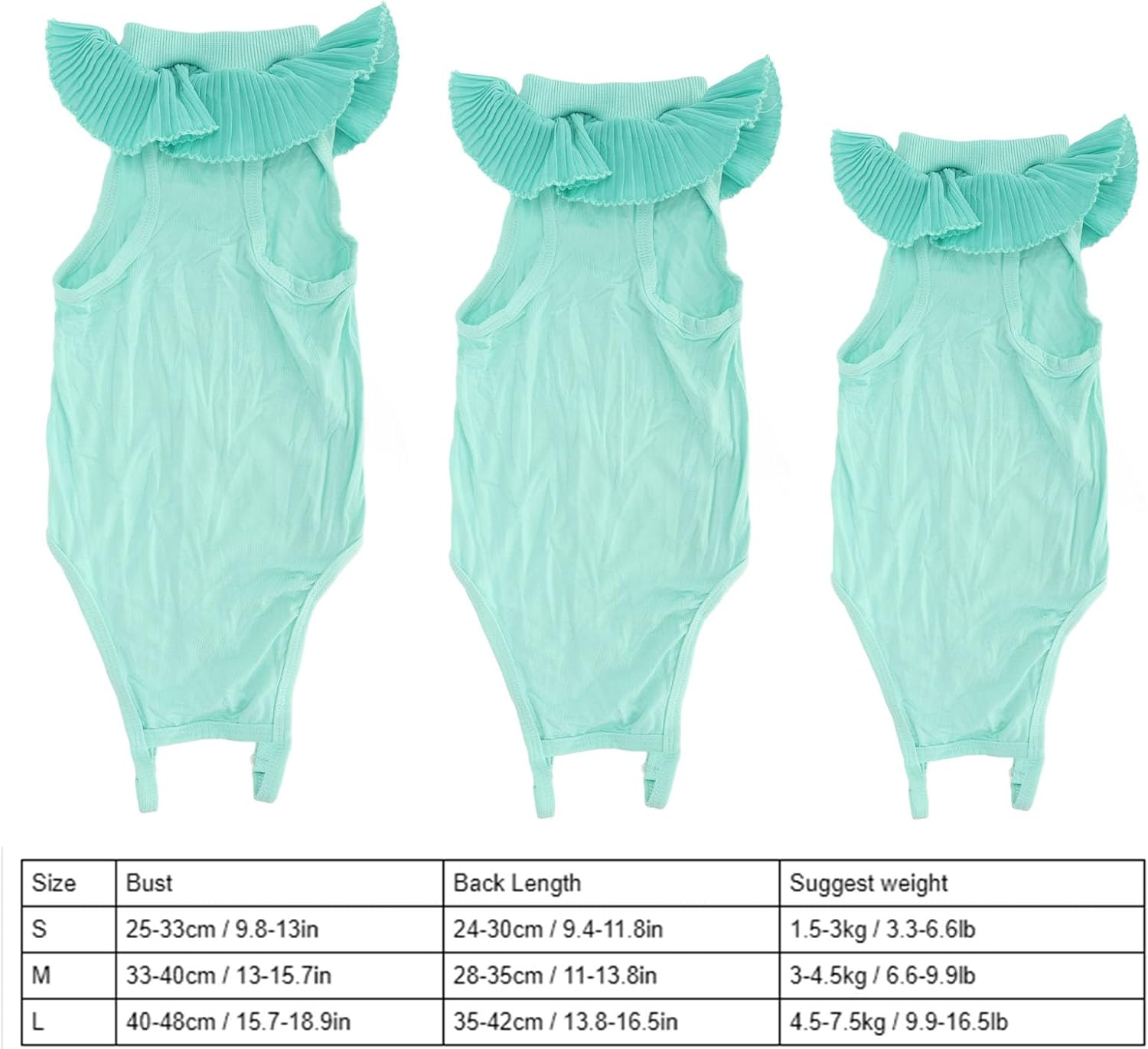 JOROBURO Cat Recovery Suit, Breathable Adjustable Prevent Licking Cat Post Surgery Shirt, Skin Friendly Fashion Kitten Surgery Recovery Shirt for Abdominal Wounds Skin Diseases(M)
