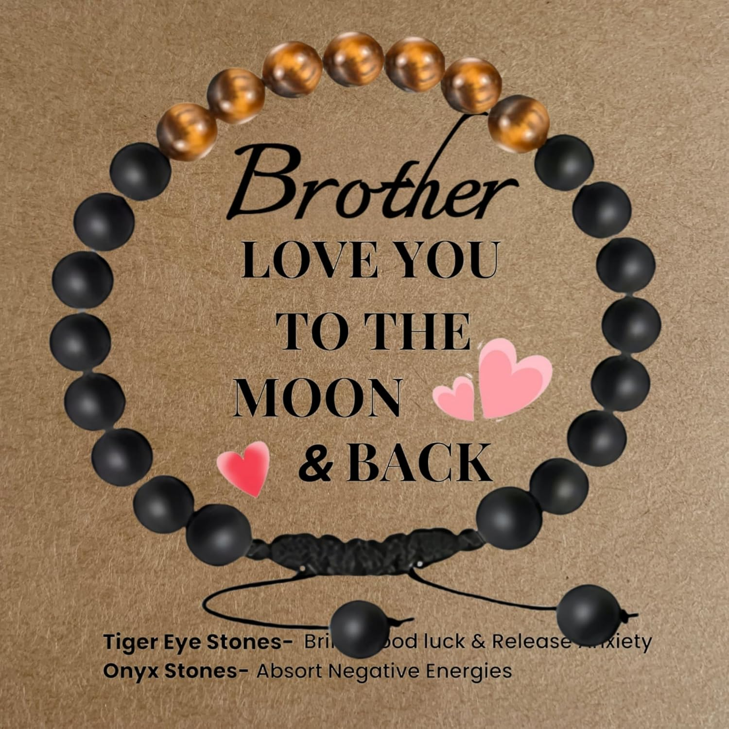 WOSHIDEFA Brother Gifts - Thoughtful Birthday Gifts for Brother, Gifts for Brother, Brother Birthday Gifts, Meaningful Gift Set with Puzzle Piece Decor - 13Th Birthday image number 5