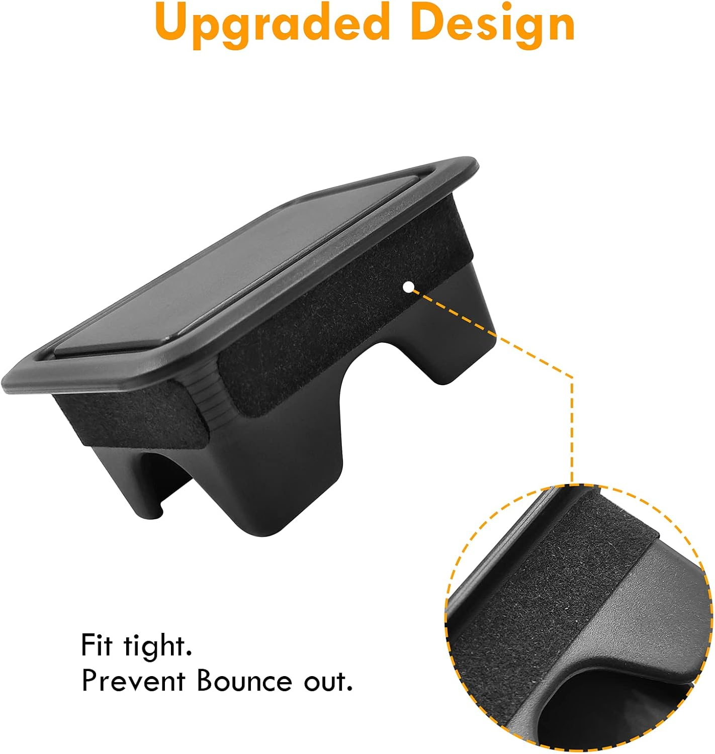 Moonlinks Ram 1500 Stake Pocket Covers, Rear Truck Bed Rail Stake Pocket Cover Compatible with Dodge Ram 2019-2024(Set of 2) image number 1