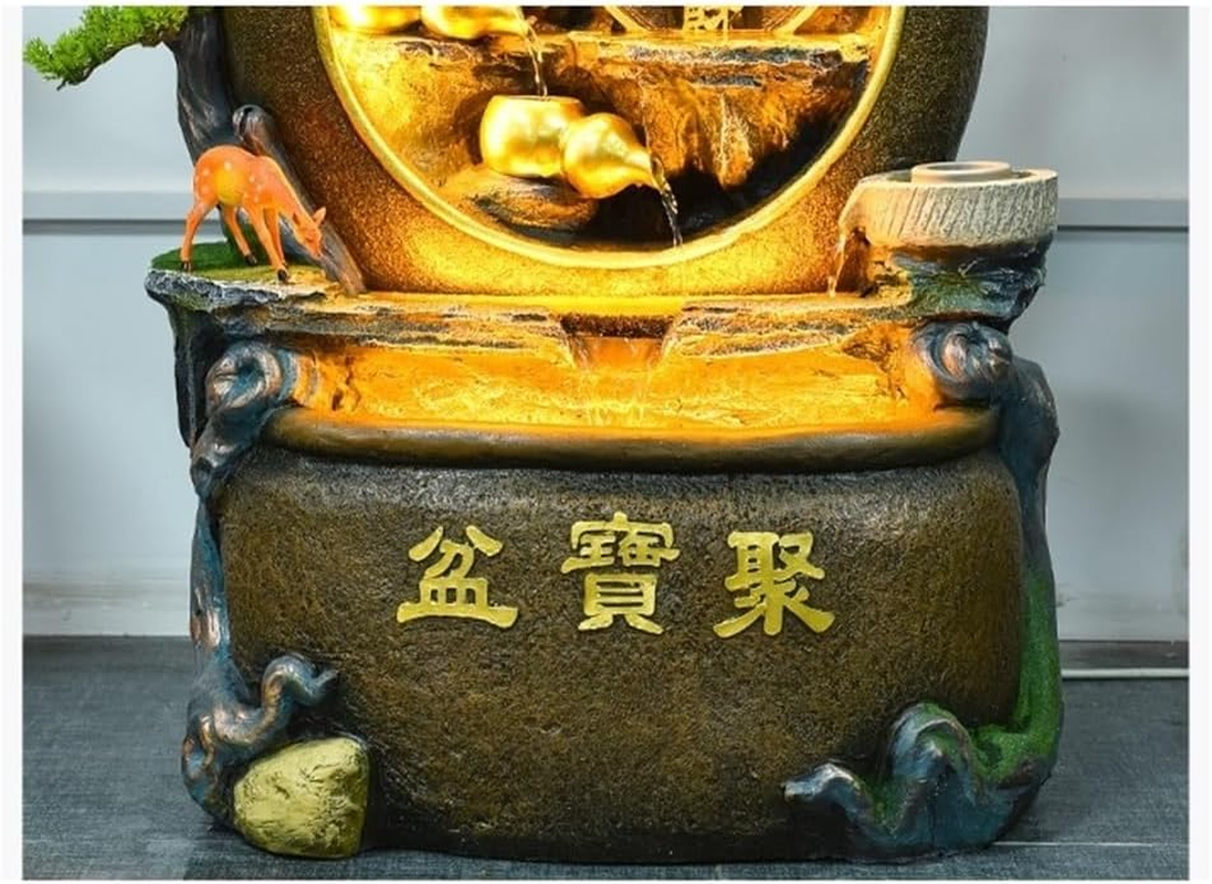 Outdoor Fountain Living Room Water Ornaments Circulating Entrance Office Fountain Landscaping Decorations image number 5