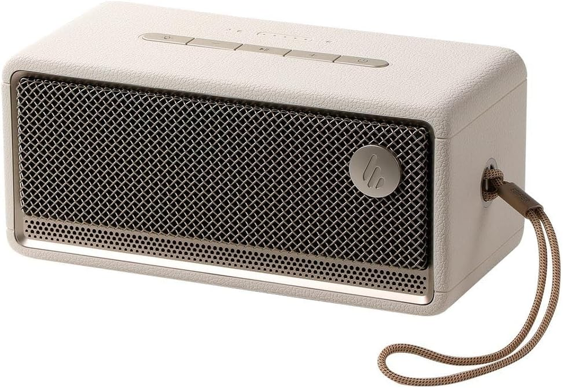 Edifier ES60 Premium Bluetooth Speaker - Portable 34W Speaker with Bluetooth 5.4, IP66 Waterproof & Dustproof, up to 9H Battery, USB-C, Stereo Pairing, Ambient Lighting, Connex App