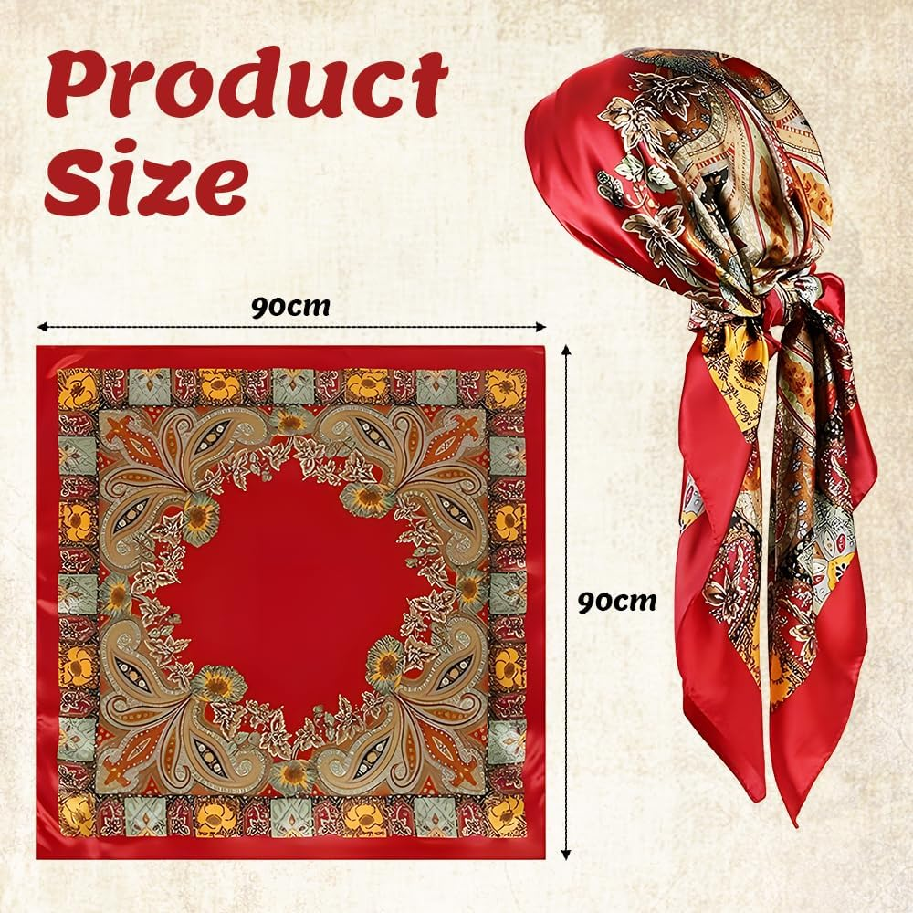 Fayrvind 6 Pcs Pirate Costume Women,Including Pirate Headscarf, Eye Patch,Necklaces, Bracelets, Earrings and Belts Costume Accessories for Halloween,Party image number 1