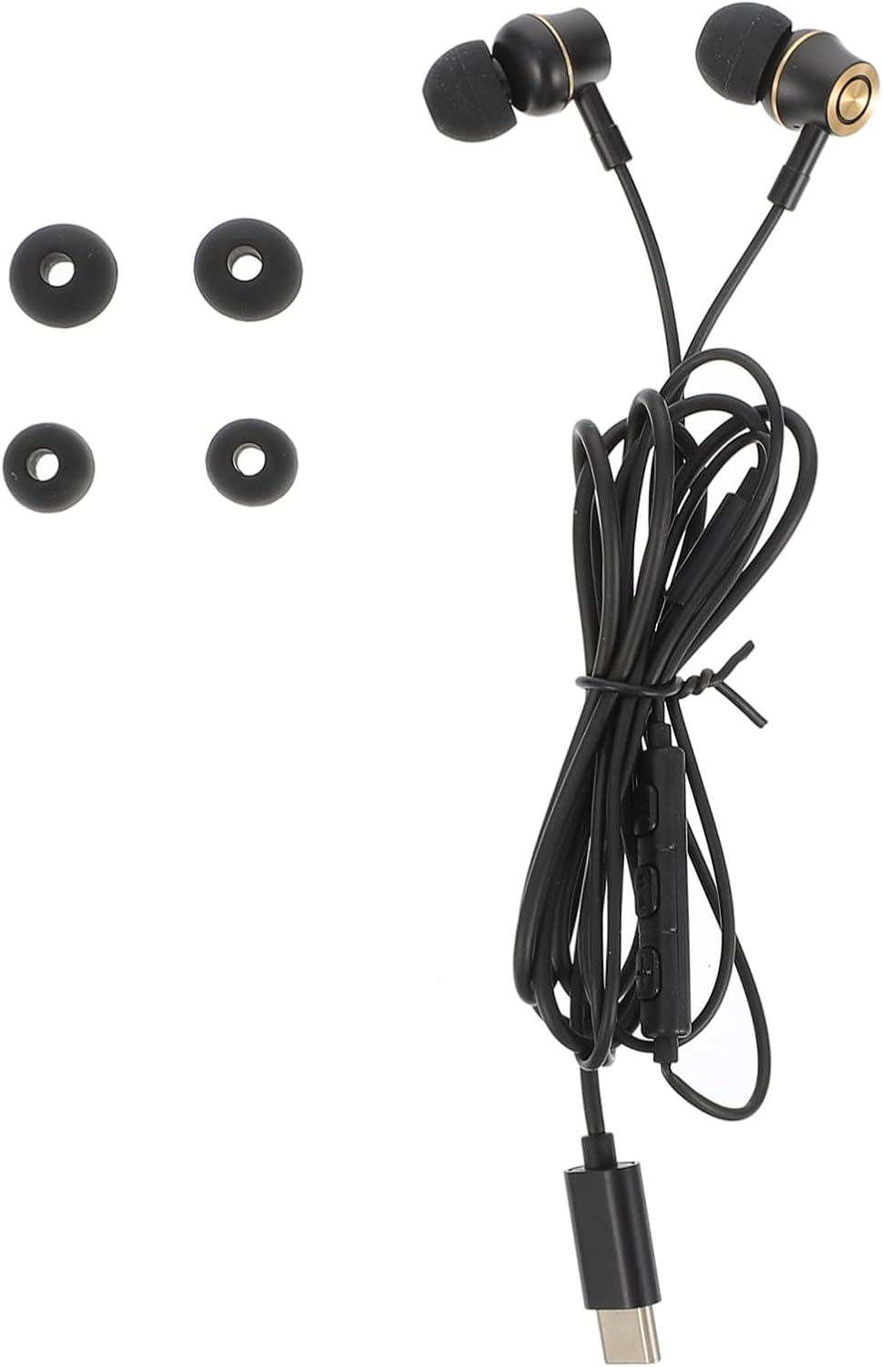 Tofficu USB Type-C Earphone Noise Canceling Volume Control for Phone and Tablet for Daily Listening and Gaming Sessions image number 1