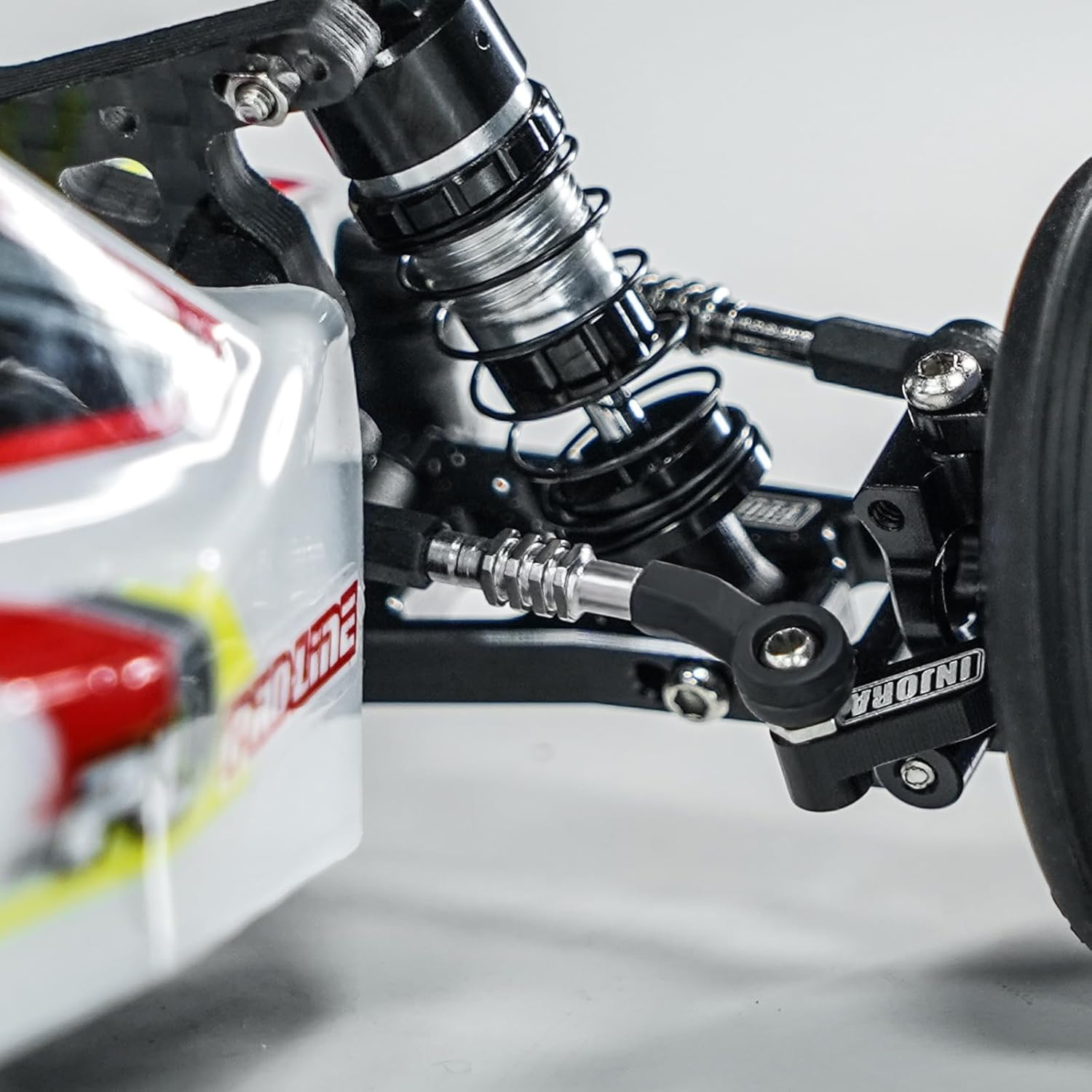 INJORA Adjustable Stainless Steel Links Set for 1/24 Losi Micro-B Upgrade image number 5