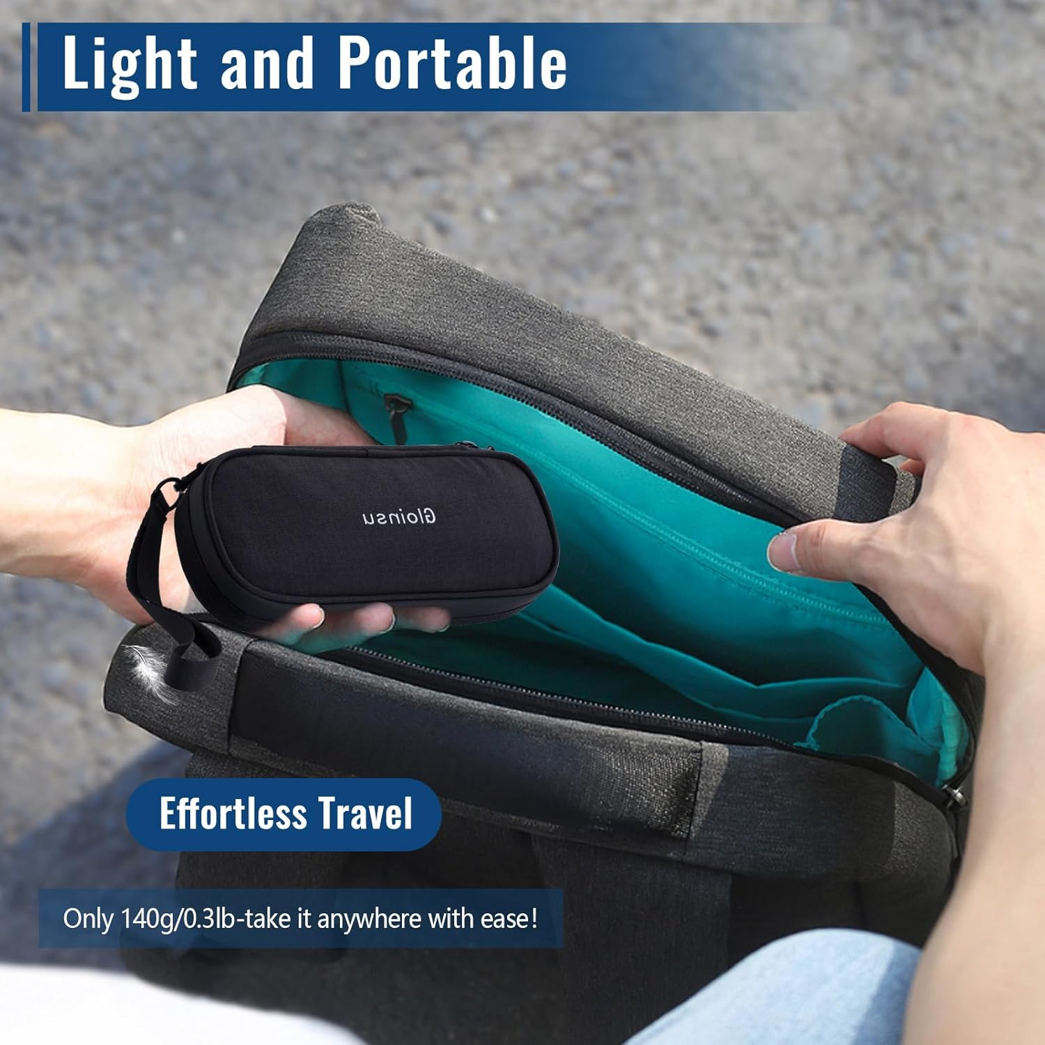 Gloinsu Insulin Cooler Travel Case &ndash; Compact Diabetic Medication Bag with Tsa-Approved Ice Pack, Insulated Storage for Insulin Pens and Supplies, Perfect for Daily Use and Travel image number 6