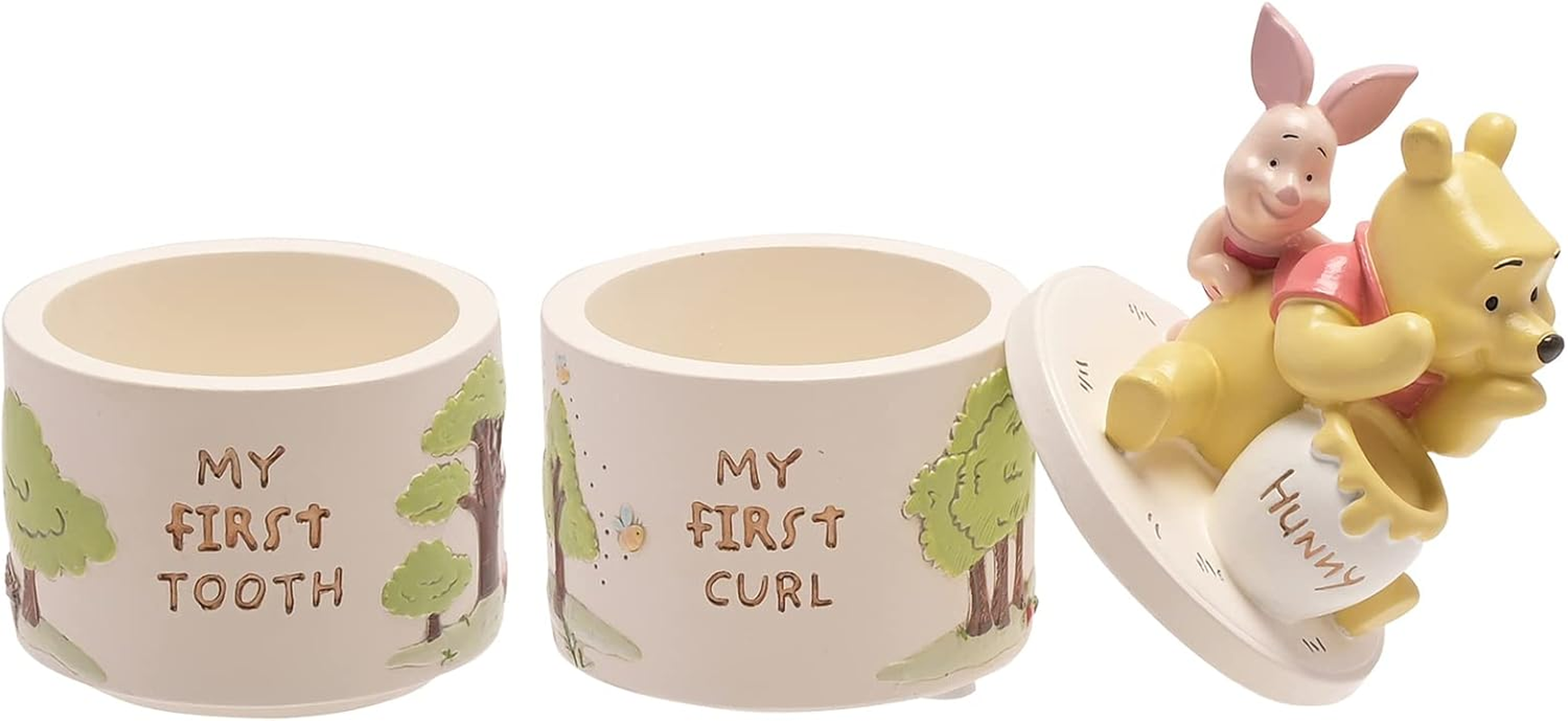 Disney Winnie the Pooh Resin Tooth and Curl Trinket Box Set image number 3